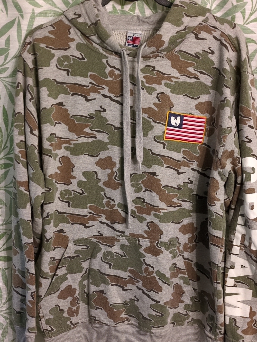 2008 Original Wu-Tang Camouflage Pullover Hoodie - Olive/Brown/Gray